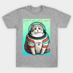 Astronaut Cat T-Shirt